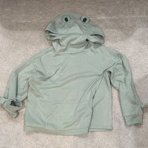 thorn and fable whimsical frog hoodie